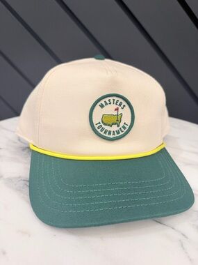 2026 Masters Tournament Retro Two-Tone Hat in Cream & Green